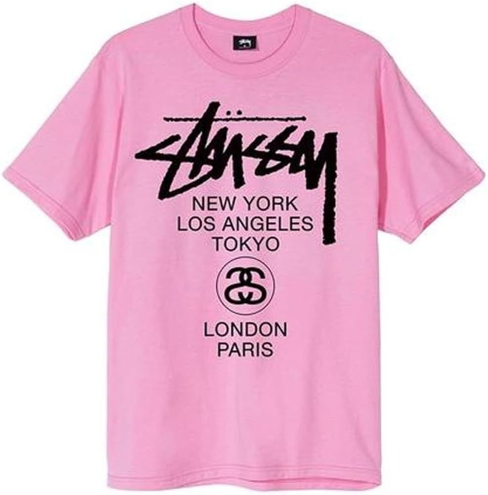 Amazon | [ステューシー] グラフィックプリント 半袖Tシャツ 3903614