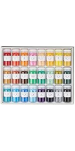 Amazon | ナカガワ胡粉 日本画用絵具 鳳凰 水干絵具 24色セット | 絵具