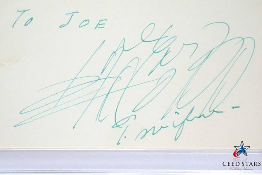 直筆サイン入り写真 デイカー・モンゴメリー SA鑑定済 直筆サイン入り