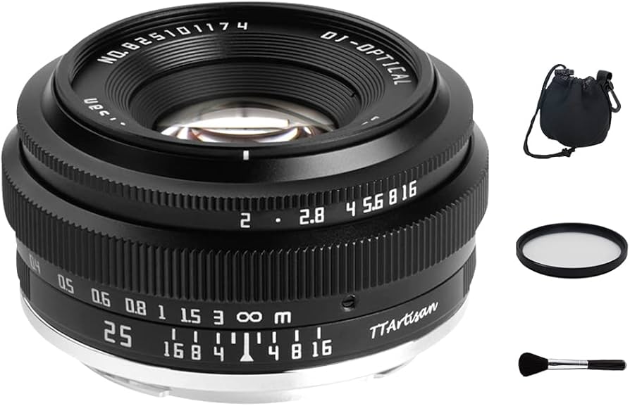Amazon.com: TTArtisan 25mm F2 APS-C Frame Large Aperture Manual