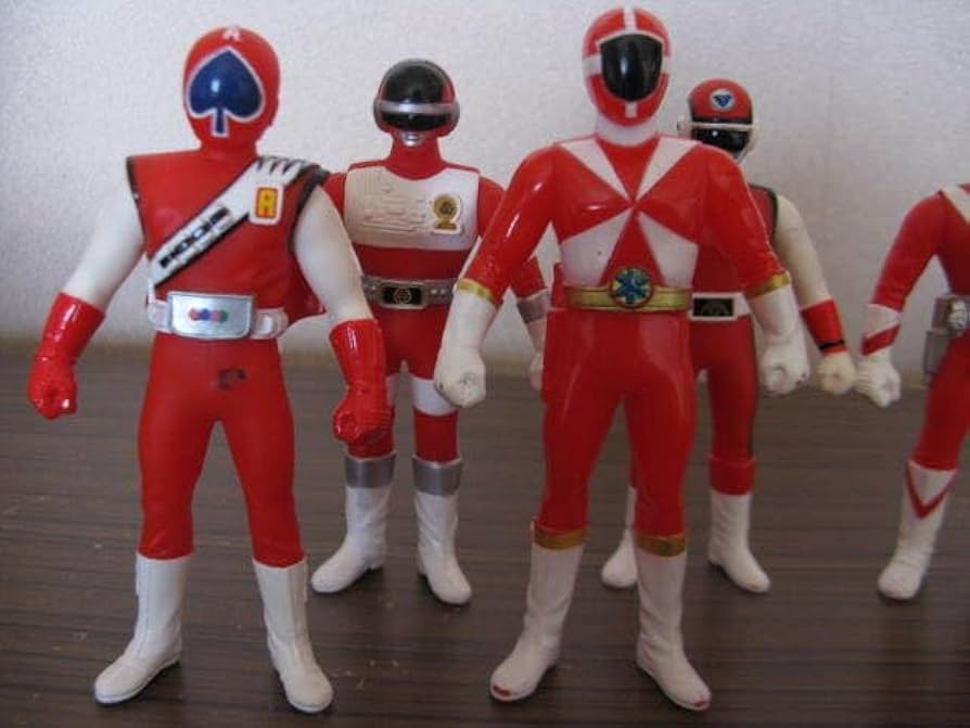 激レア 戦隊ヒーロー フィギュア 5体セット ジャッカー電撃隊