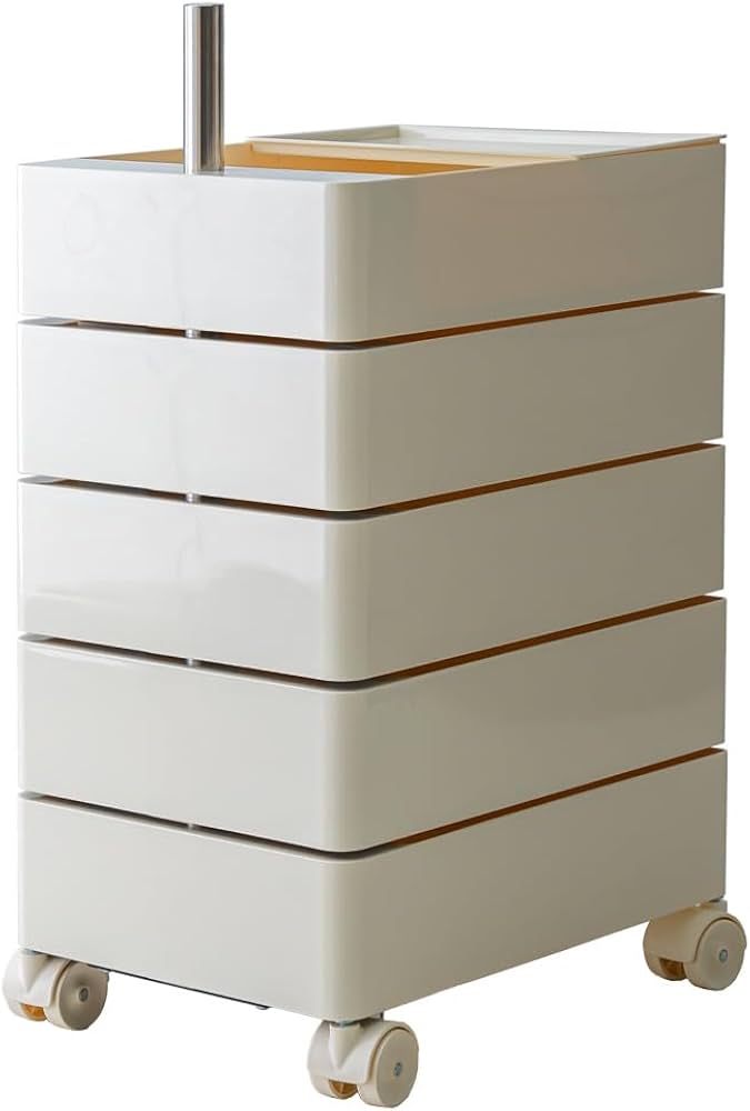 Amazon.co.jp: ワゴン キャスター付き 5段 おしゃれ 360度 回転式