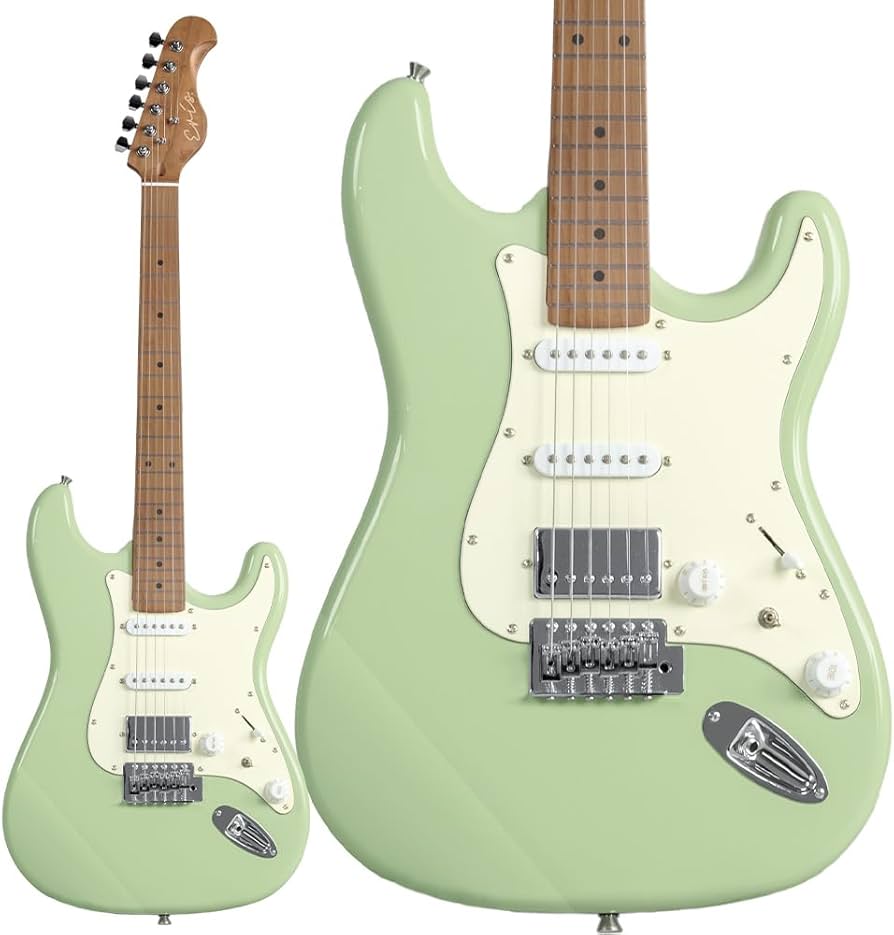 Amazon | Eris. Nestia 抹茶 エレキギター ローステッドメイプルネック