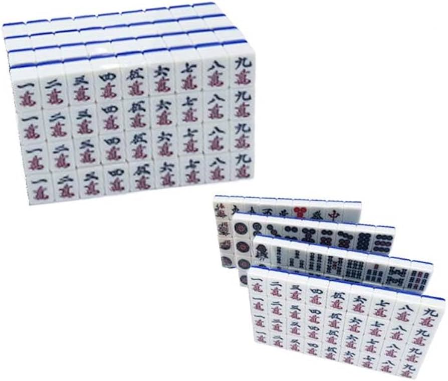 全自動麻雀卓用麻雀牌 26mm メーカー:大洋化学 牌背の色:青 麻雀牌