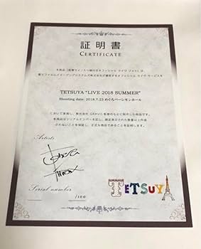 生チェキ 直筆サイン ラルク L'Arc tetsuya 生チェキ 直筆サイン