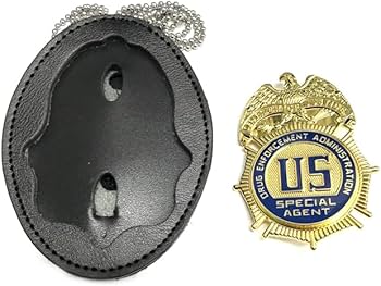 連邦麻薬取締局 DEA バッジ+ケース 連邦麻薬取締局 DEA バッジ+ケース