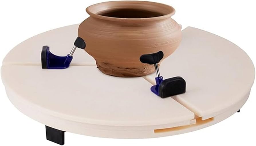 Amazon.co.jp: JIAWANSHUN 陶芸用品 調節可能な陶芸ターンテーブル