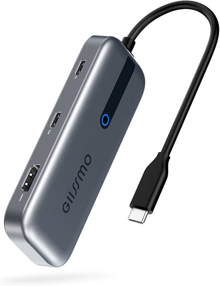 Amazon | GIISSMO USB Type-C ハブ 7-in-1 USB-C 変換アダプタ 4K@60Hz