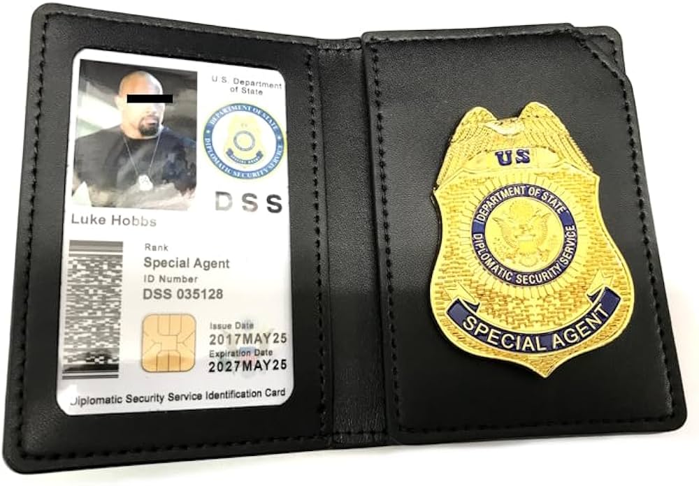 Amazon | ポリスバッジ DSS アメリカ外交保安局 ID（身分証明書