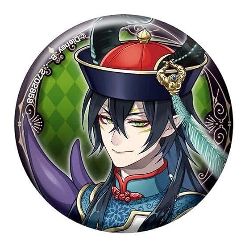 ツイステ マレウス スケアリードレス 缶バッジ 箔押し レア ツイステ