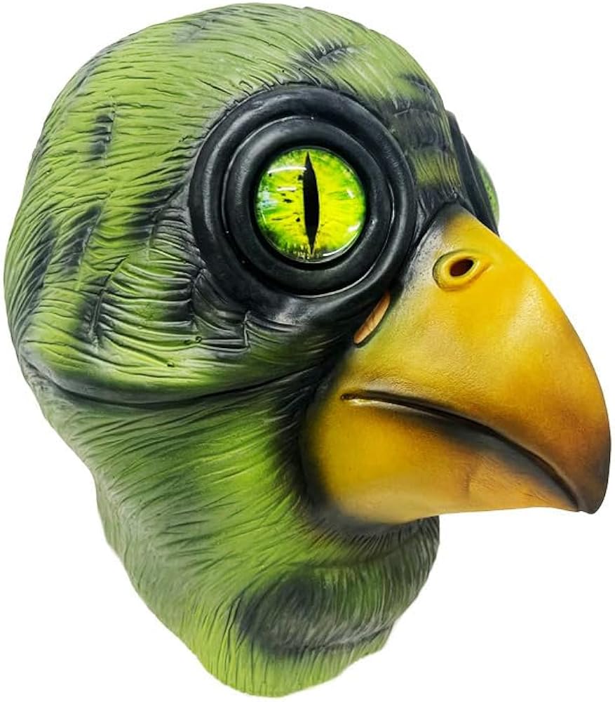 Amazon | [バラエティ本舗] 鳥人間 鷹 鷲 鳥 緑 怪物 タカ ワシ 野鳥