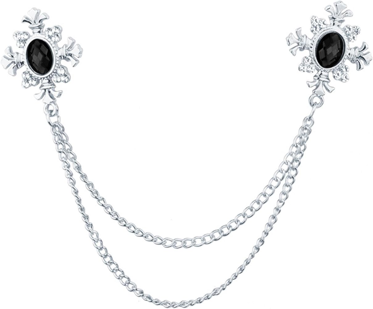 Amazon | Gazechimp メンズスーツ用チェーンブローチ、メンズ