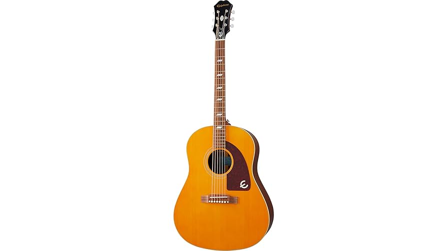 エレアコ☆牛骨】Epiphone☆TEXAN☆テキサン【弾き易く調整☆新品弦