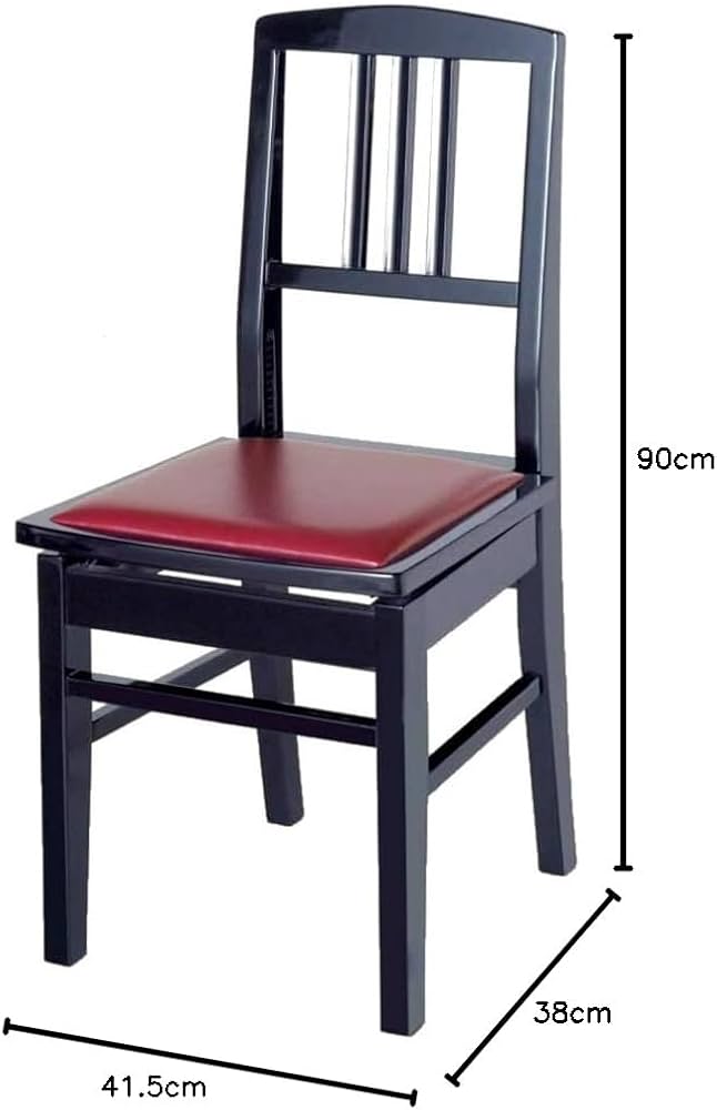 ITOMASA 背付きピアノ椅子(トムソン椅子） NO.5 Yマホガニー ITOMASA