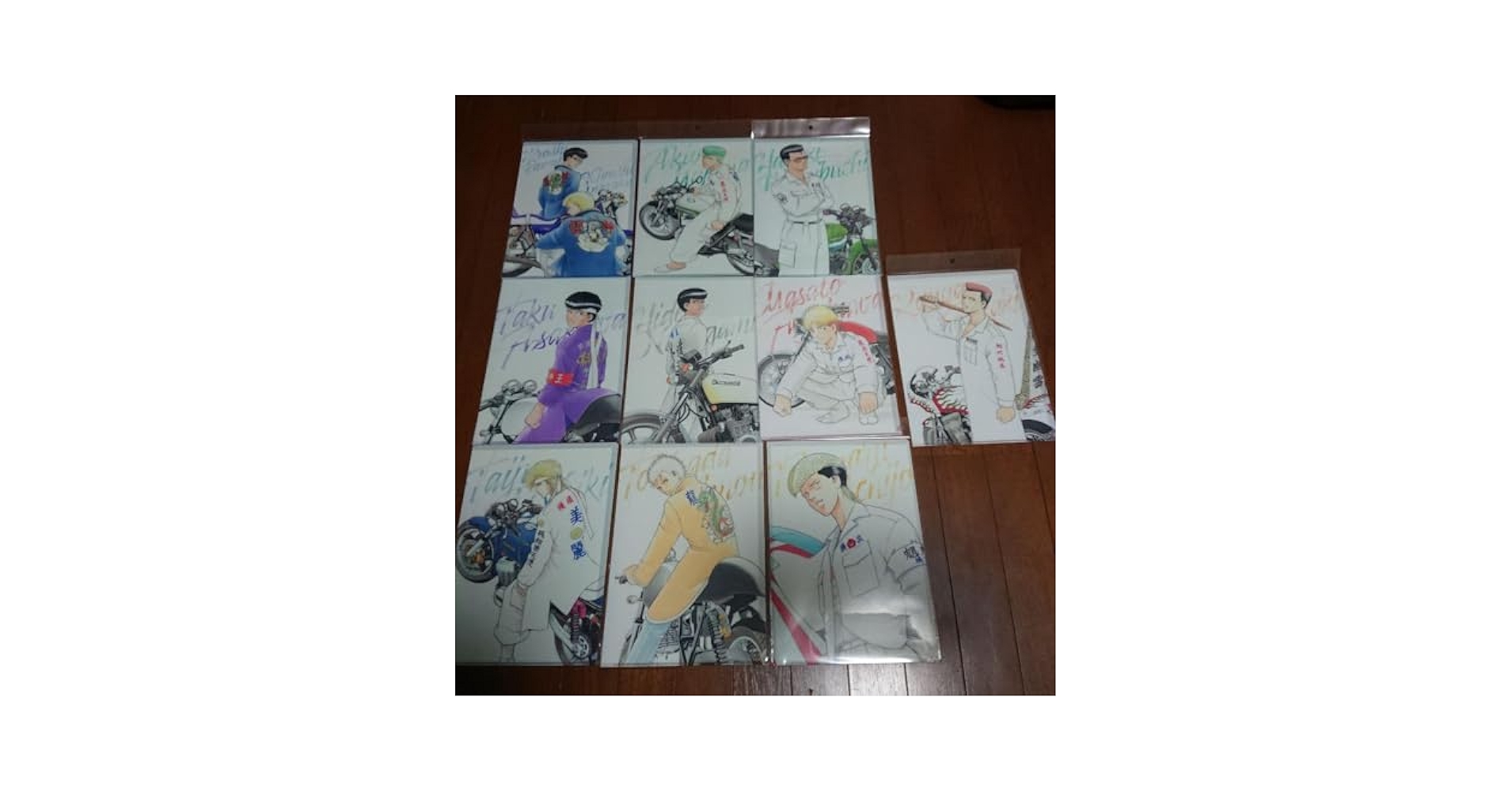 特攻の拓 A4 クリアファイル 全種類 + 名シーンファイル 特攻の拓 A4