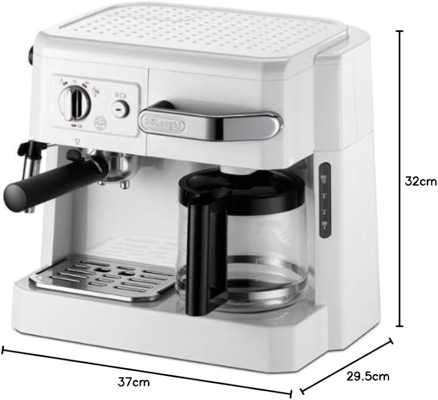 Amazon | DeLonghi コンビコーヒーメーカー ホワイト BCO410J-W | De