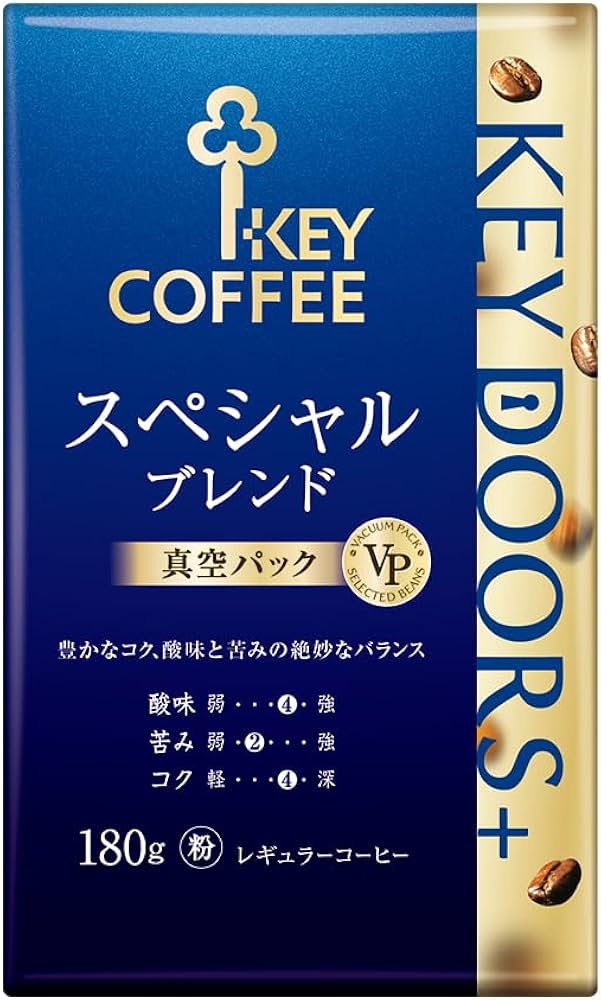 Amazon.co.jp: キーコーヒー KEY DOORS+ スペシャルブレンド 粉 (VP