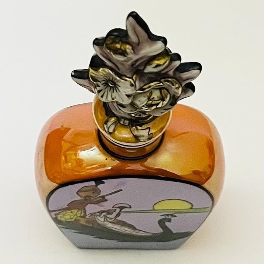 オールドノリタケ/デコレディ/ゴンドラ/香水瓶】アールデコ/ラスター彩