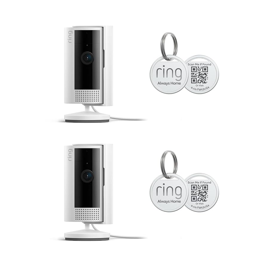 Amazon.com: 2 Ring Indoor Cam (2nd Gen), White with 2 Ring Pet Tag