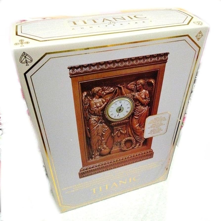 Titanic 置時計 メタル製 シルバー 【公式通販】
