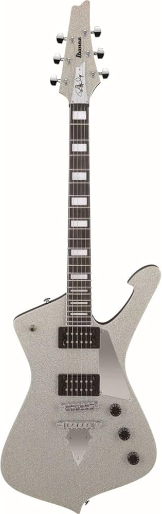 Amazon.com: Ibanez Paul Stanley Signature PS60 - Silver Sparkle