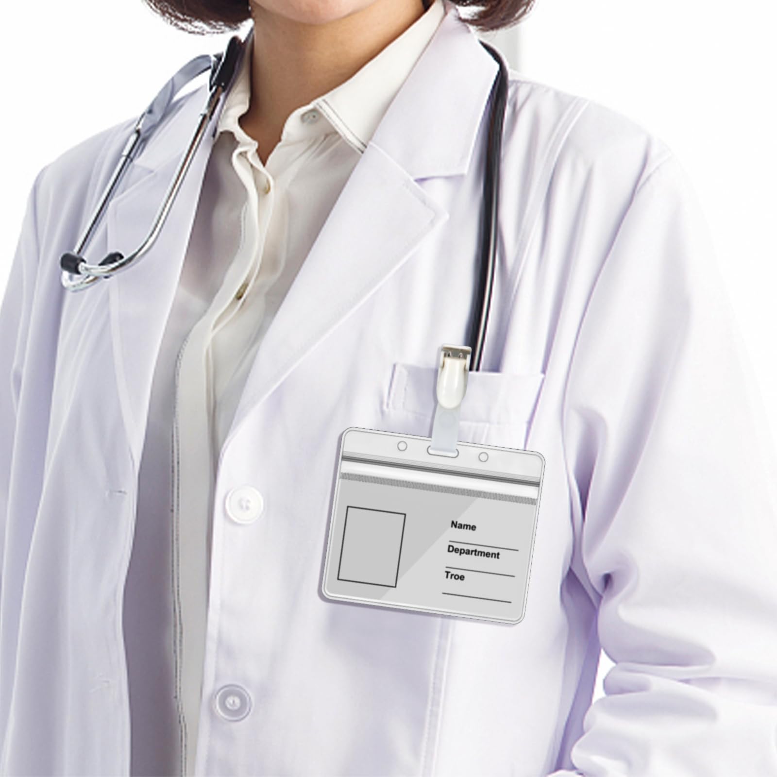 Amazon | Chouiery 35枚入れ 名札クリップ バンドクリップ ネーム