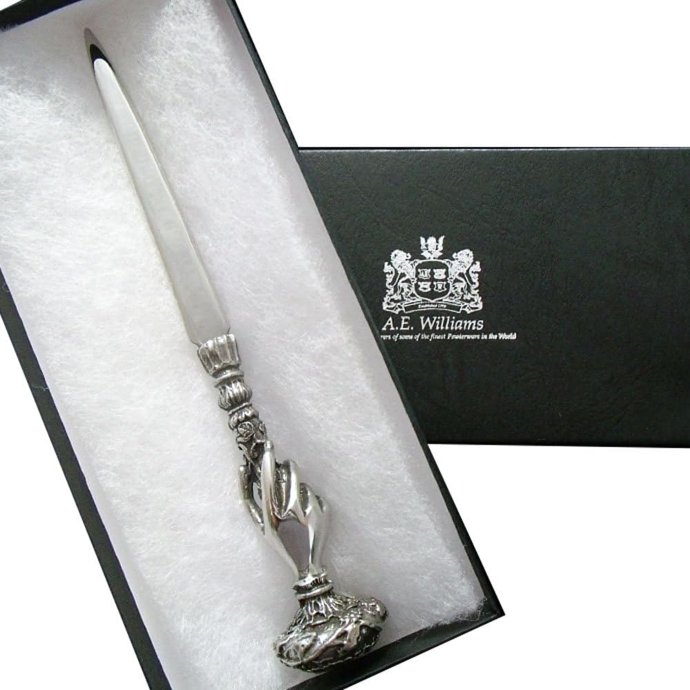 革 はさみ ペーパーナイフ ブラウン ナチュラルな焼き色です！ 鉄釘