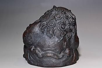 Amazon.co.jp: 【村秀鬼瓦工房】鬼もひるね徳利とぐい呑鬼の置物安田瓦