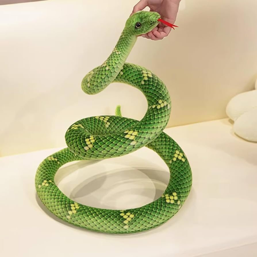 Amazon | yousyu スネーク ぬいぐるみ リアルなアナコンダへびの