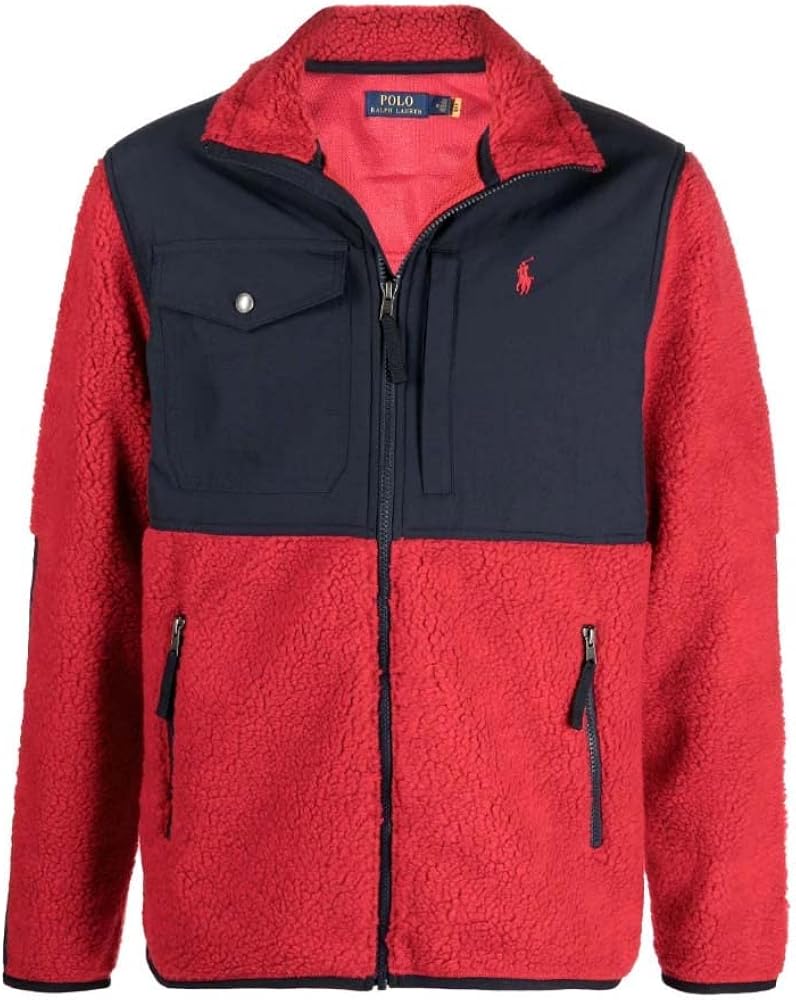Amazon.com: Polo Ralph Lauren Boys Colorblock Panelled Sherpa