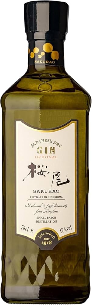 Amazon.co.jp: SAKURAO(桜尾) GIN ORIGINAL [ ジン 700ml ] : 食品