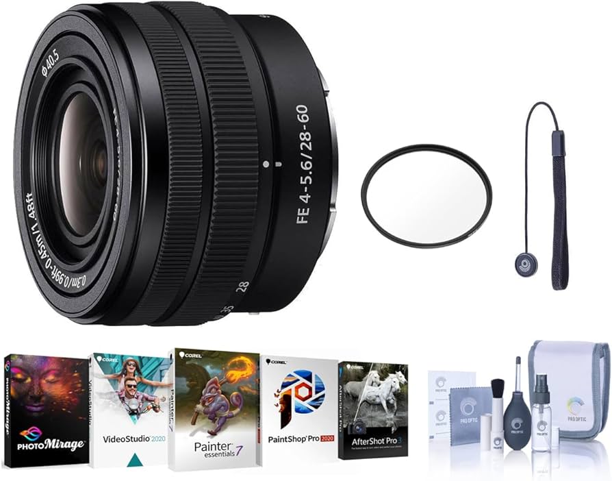 Amazon.com : Sony FE 28-60mm f/4-5.6 Lens, Bundle with 40.5mm UV