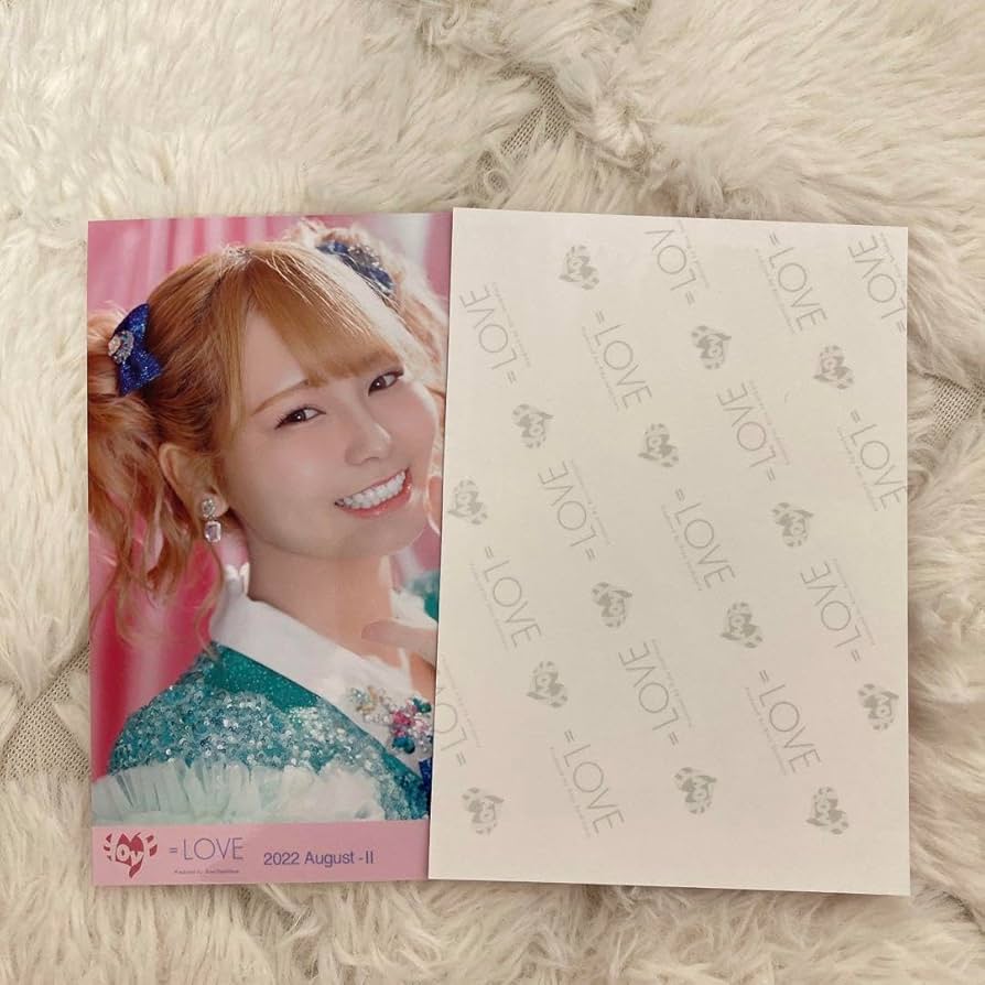 大場花菜 ヨリ コメントあり 直筆 サイン 生写真 大場花菜 直筆 生写真
