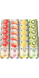 Amazon.co.jp: 【Amazon.co.jp限定】アサヒ贅沢搾り4種飲み比べ