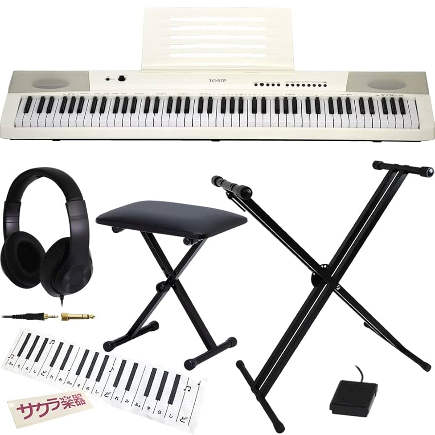 TORTE 電子キーボード TDP-88 88鍵盤 ペダル 【公式通販】
