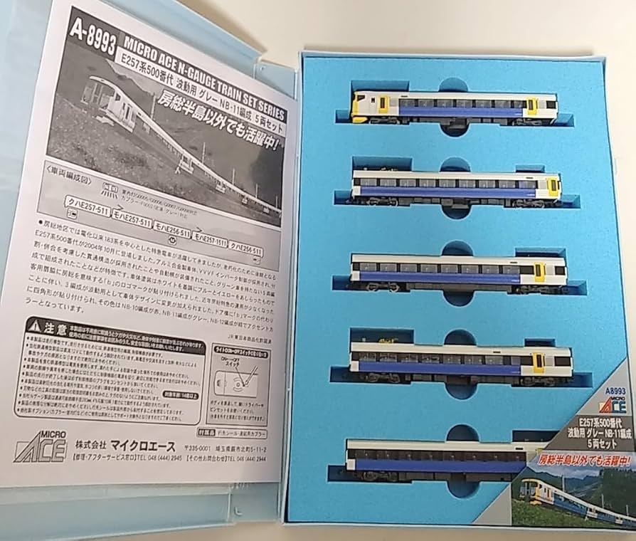 Amazon.co.jp: マイクロエース A8993 E257系500番代 波動用 グレー NB