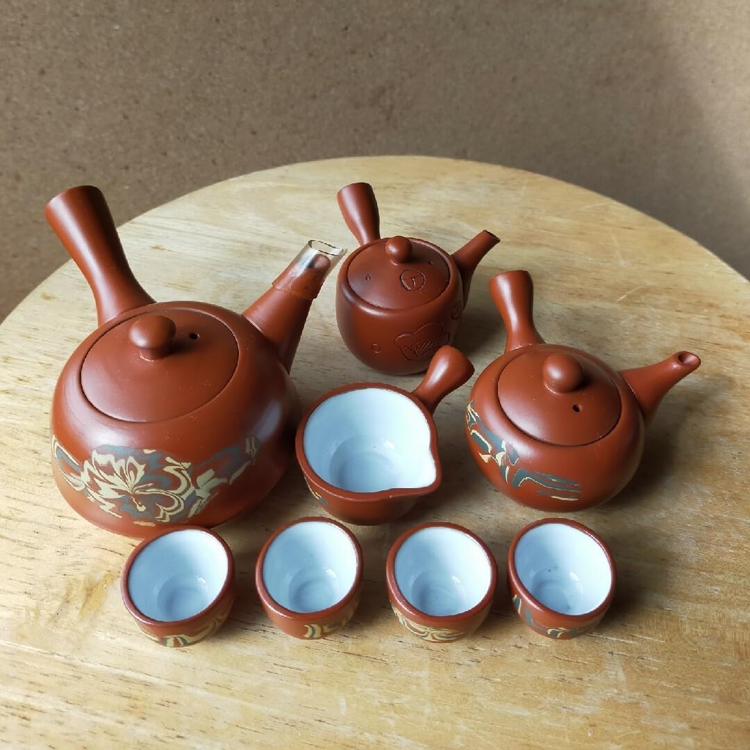 染付 中国 水差し 急須 ポット 龍 蝙蝠 福 アンティーク China 藍 染付