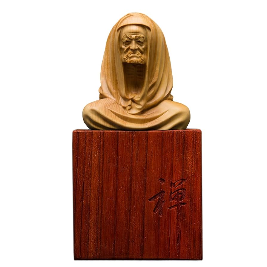 ○☆達磨大師 木彫 一刀彫 古美術 置物 木彫 骨董 だるまこけし 木地達磨