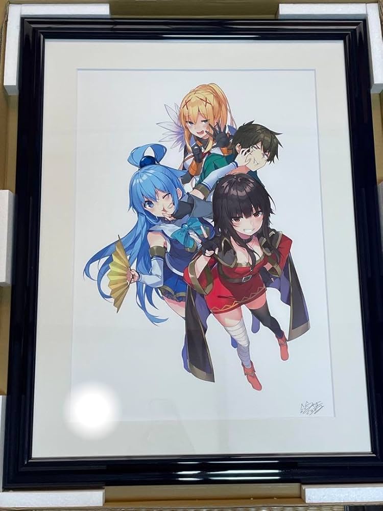 おまもりひまりサイン入り複製原画 おまもりひまりサイン入り複製原画