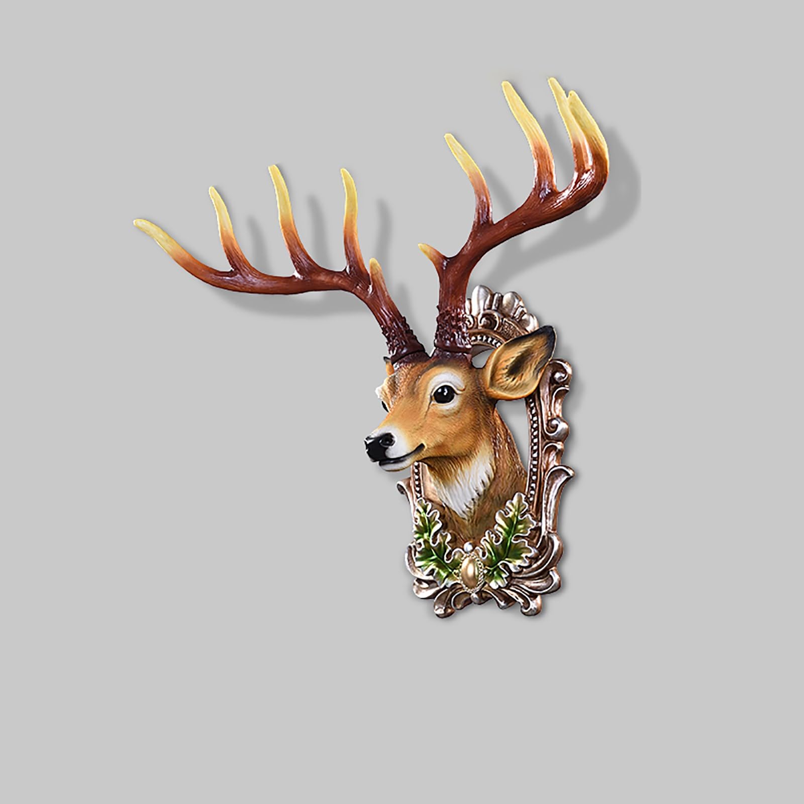 牛の角 壁飾り 盾型 Amazon | 鹿の角 インテリア 壁掛け オブジェ 壁