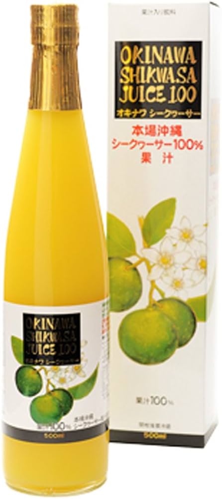 Amazon.co.jp: 沖縄シークワーサー100 (瓶入り) 6本 : 食品・飲料・お酒