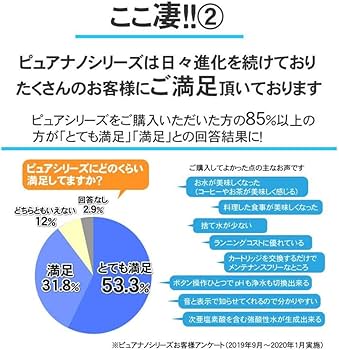 Amazon | 日本製 水素水生成器 浄水器 ピュアナノ ZX-05 家庭用 強酸性