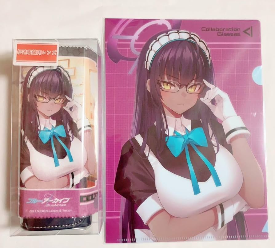 ブルーアーカイブ × 執事眼鏡 角楯カリン コラボ眼鏡 予約特典クリア