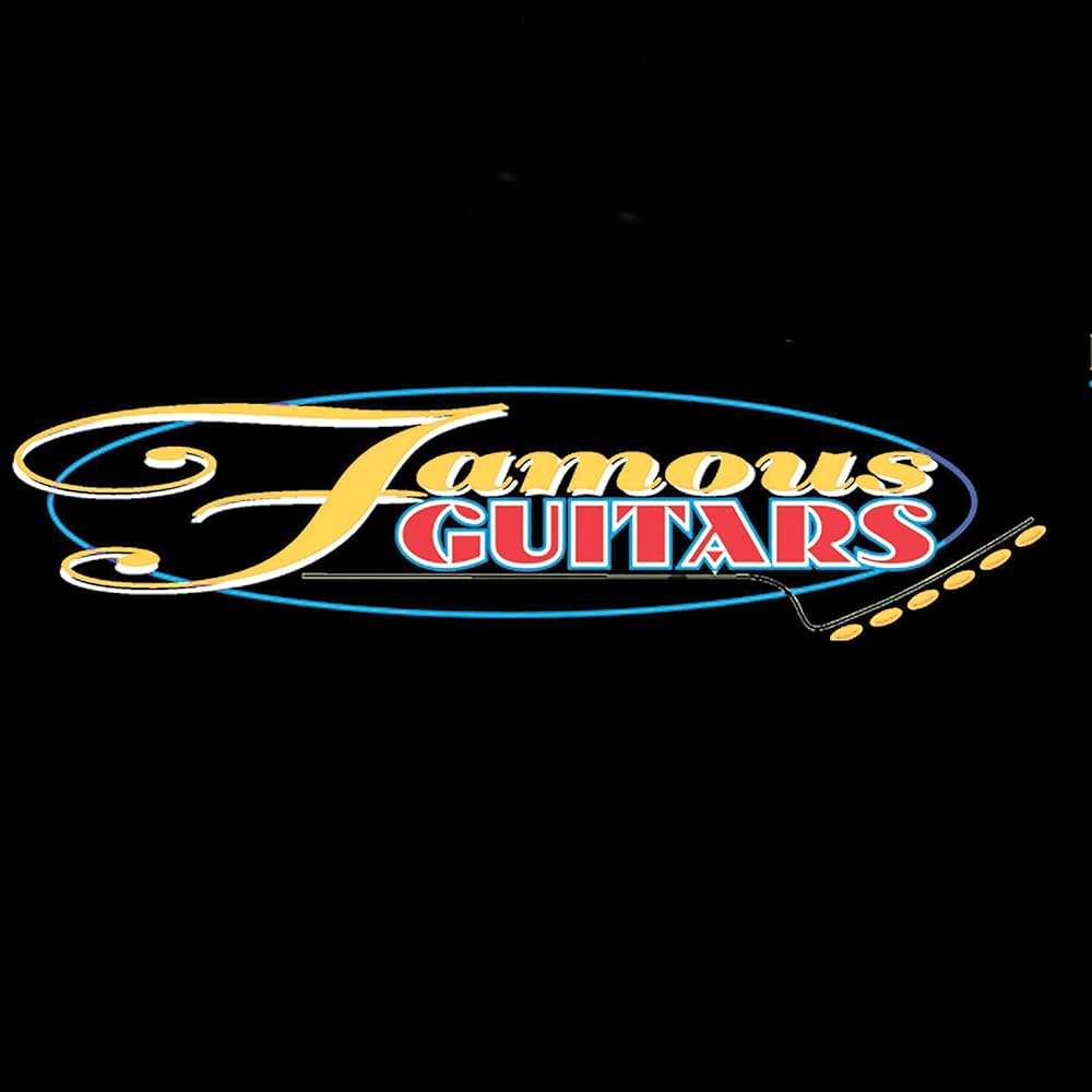 ギター FAMOUS GUITARS Tシャツ メンズL ジミーペイジ Amazon | レッド