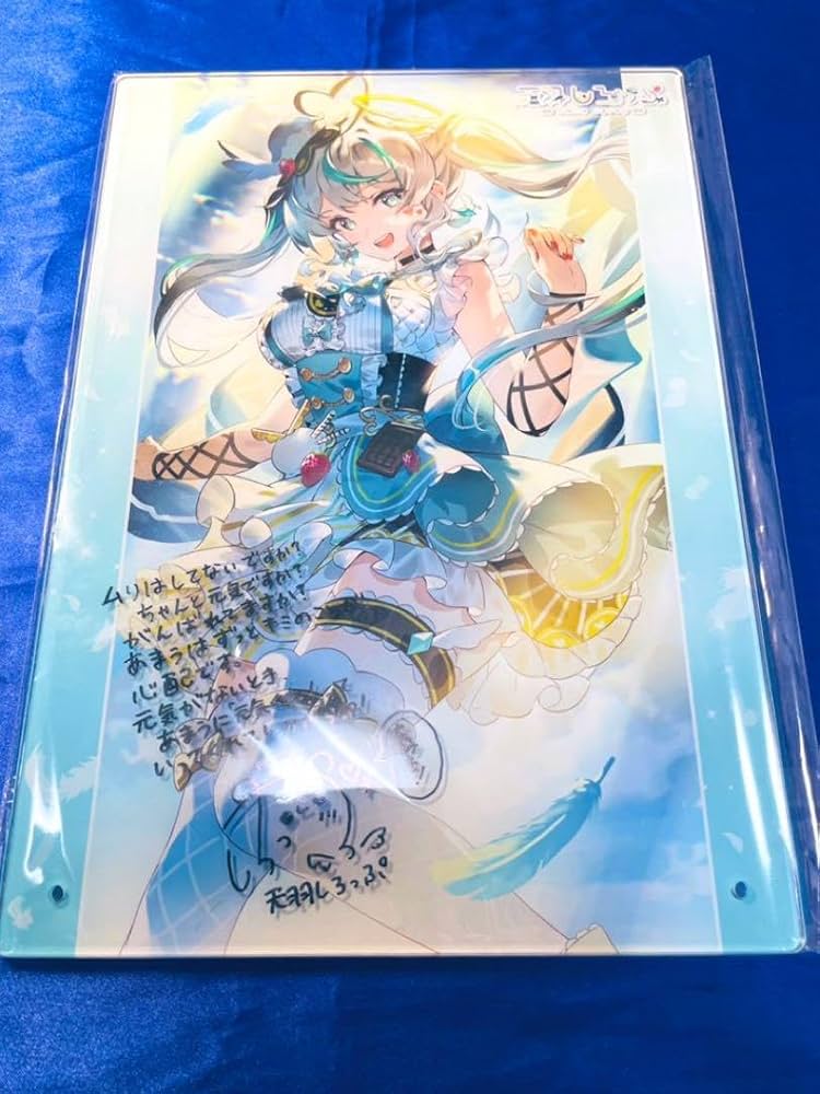 あまねもも みるふぃーも×ウェブポン レア賞 直筆サイン入りアクリル