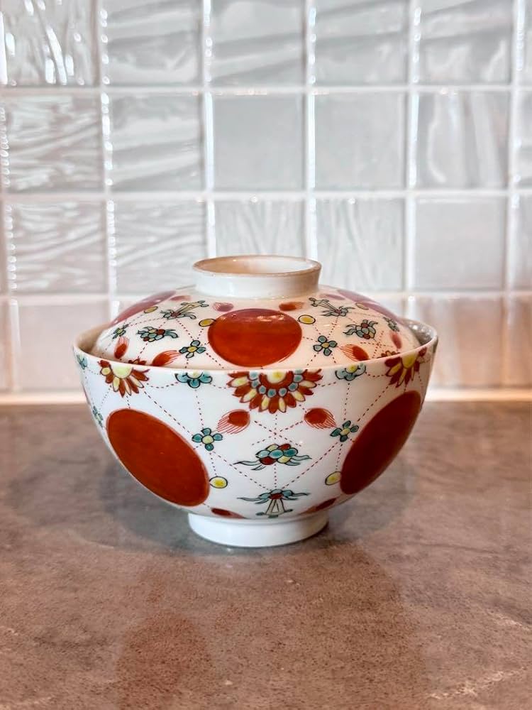 古伊万里 色絵 赤槍 唐子 皿/20.5cm 茶道具 骨董 7312 古伊万里 色絵