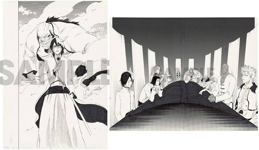 Amazon.co.jp: BLEACH原画展 複製原稿 ウルキオラ ヤミー 十刃 : おもちゃ