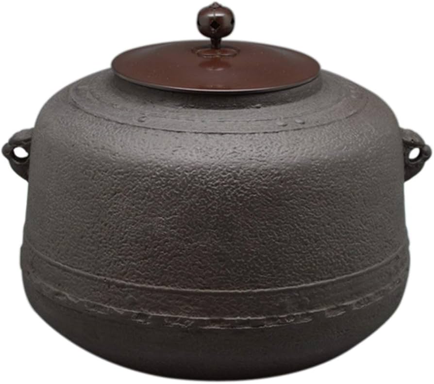 Amazon｜伊藤庄鋳造(Itousyouchuzou) 茶釜 茶色 サイズ:直径24x高さ