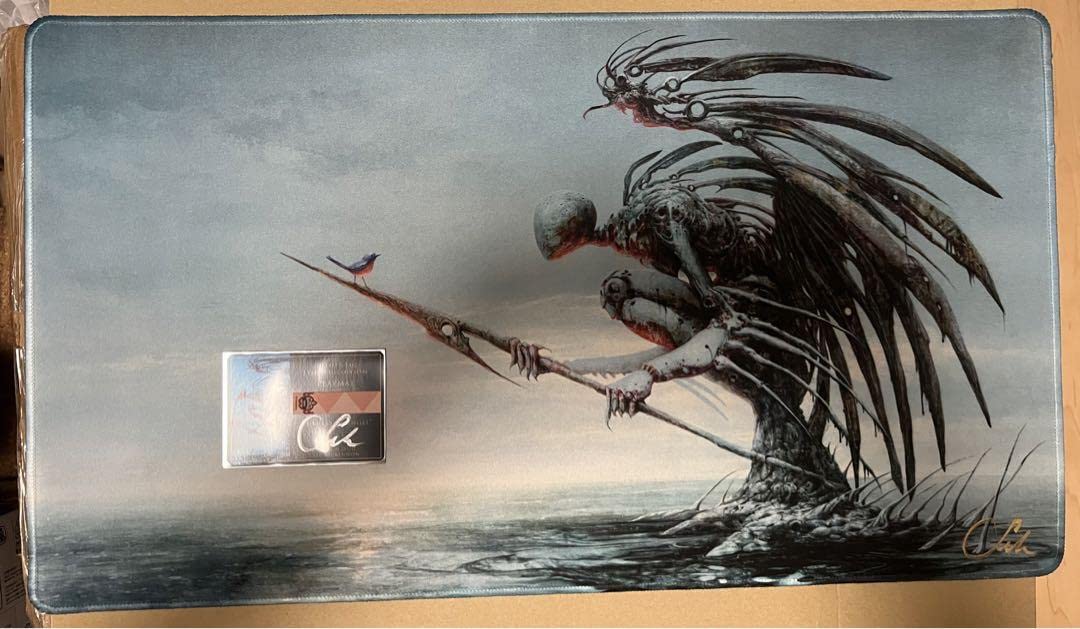 phyrexian angel プレイマット Seb McKinnon サイン入