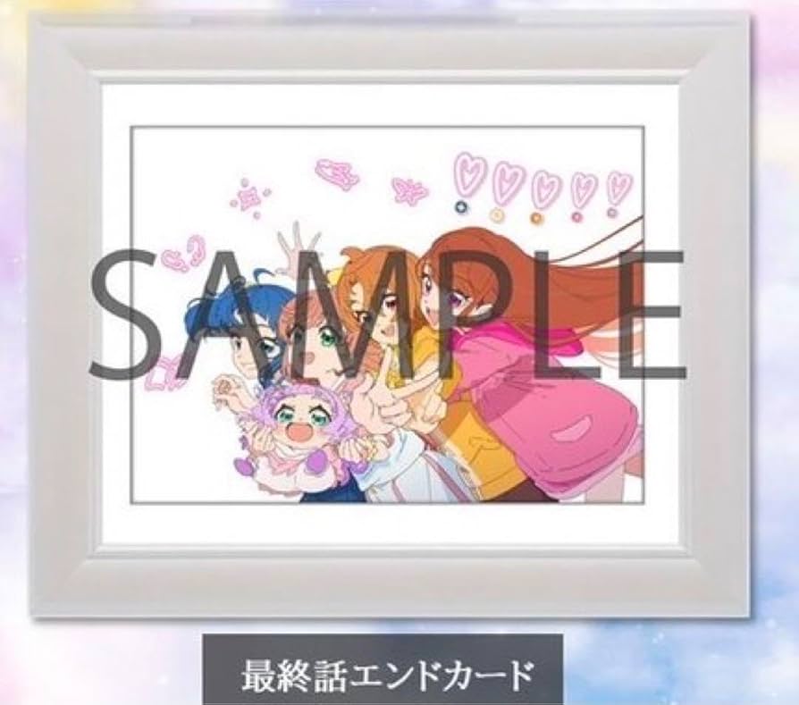 新品 ひろがるスカイ！プリキュア 後期スチール 額装高精細アート 受注